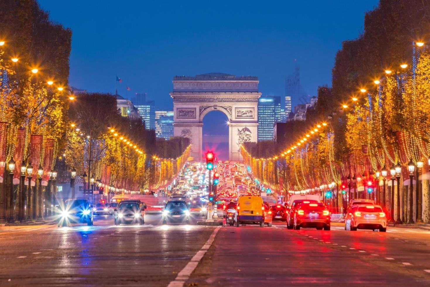 Studio Champs Elysees Tour Eiffel Paris Eksteriør bilde